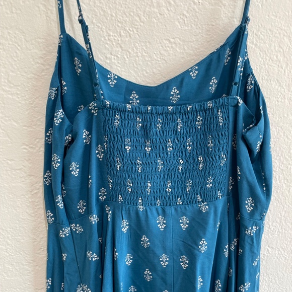 Old Navy Blue Summer Dress Small Petite - Picture 3 of 4